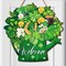 St. Patrick's Day Welcome Door Sign Lucky Hanging Decor St. Patrick's Day Wooden Sign Irish Decorations Lucky Shamrock Door Hanger